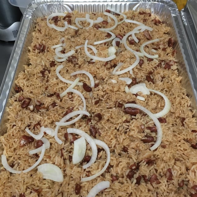 Diri ak Djondjon (Black Rice) Platter