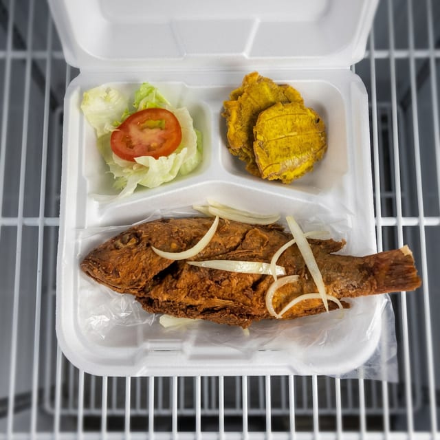 Red Snapper Fish/Pwason Meal.