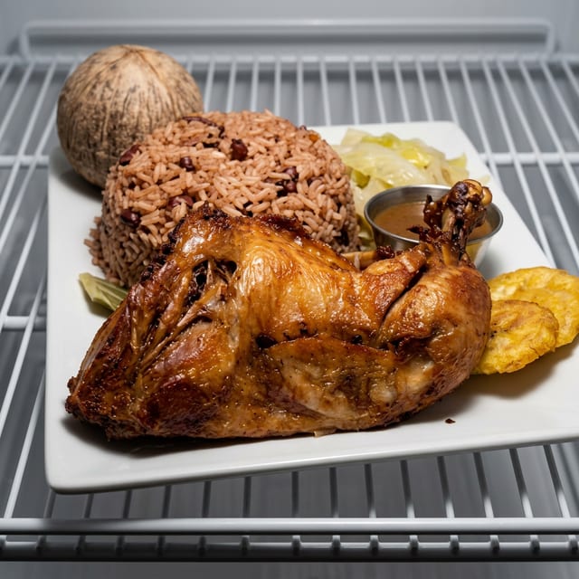 Chicken/Poule Meal.