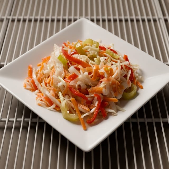 Pikliz (Spicy Coleslaw).